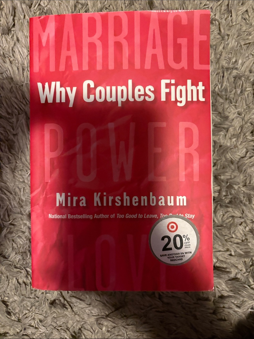 Why Couples Fight by Mira Kirshenbaum - Pink Paperback